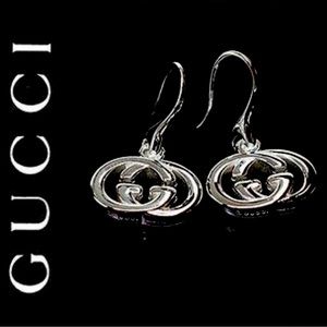 Shop GUCCI Single earring with gucci script (679076 J1D50 8031) by  Sunflower.et